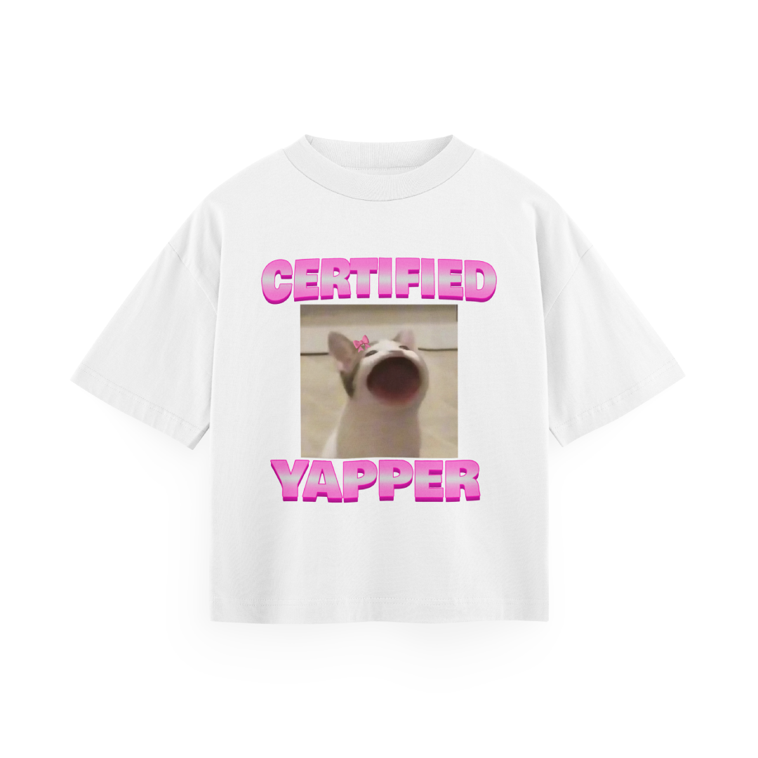 Certified Yapper - Oversized Tee