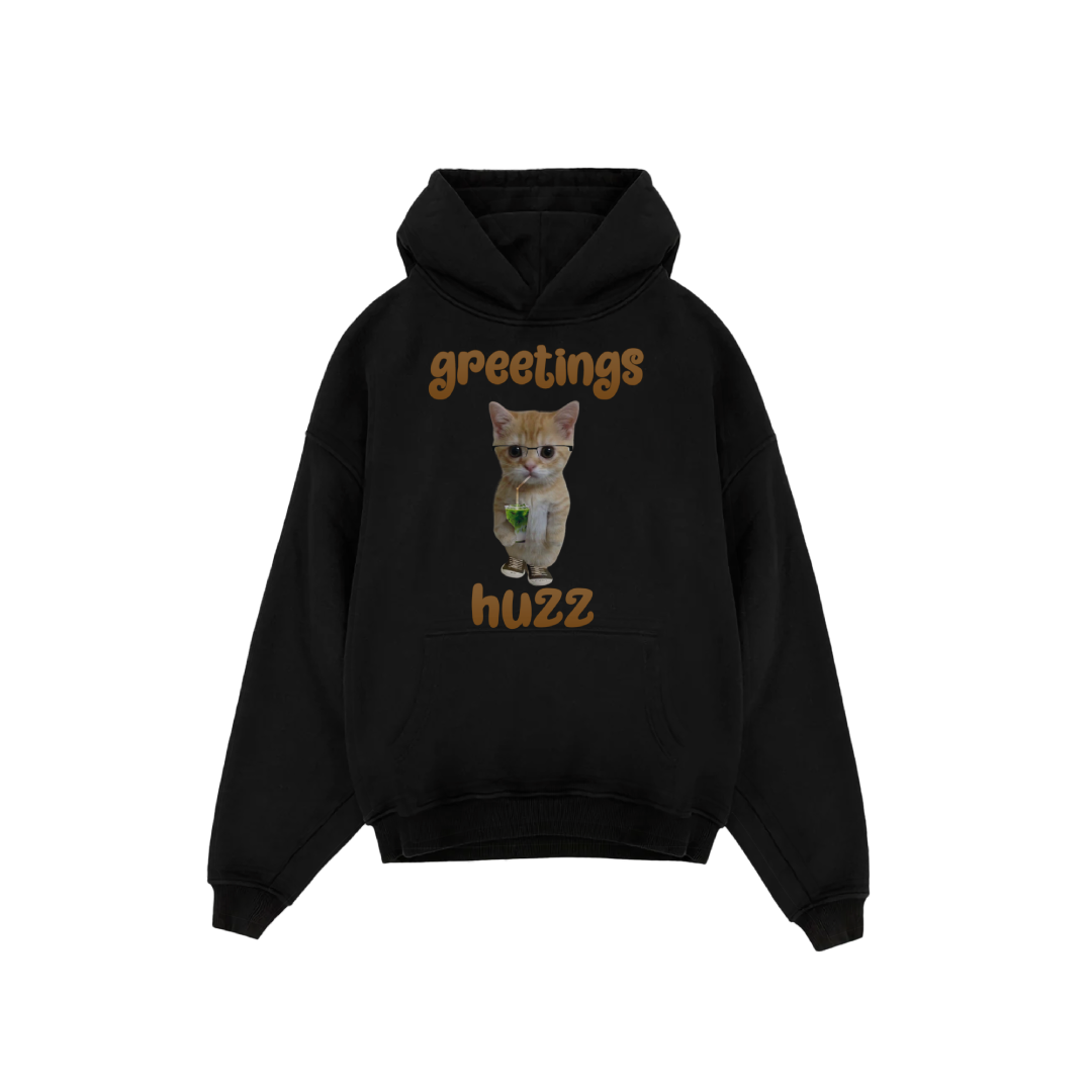 Greetings Huzz - Oversized Hoodie