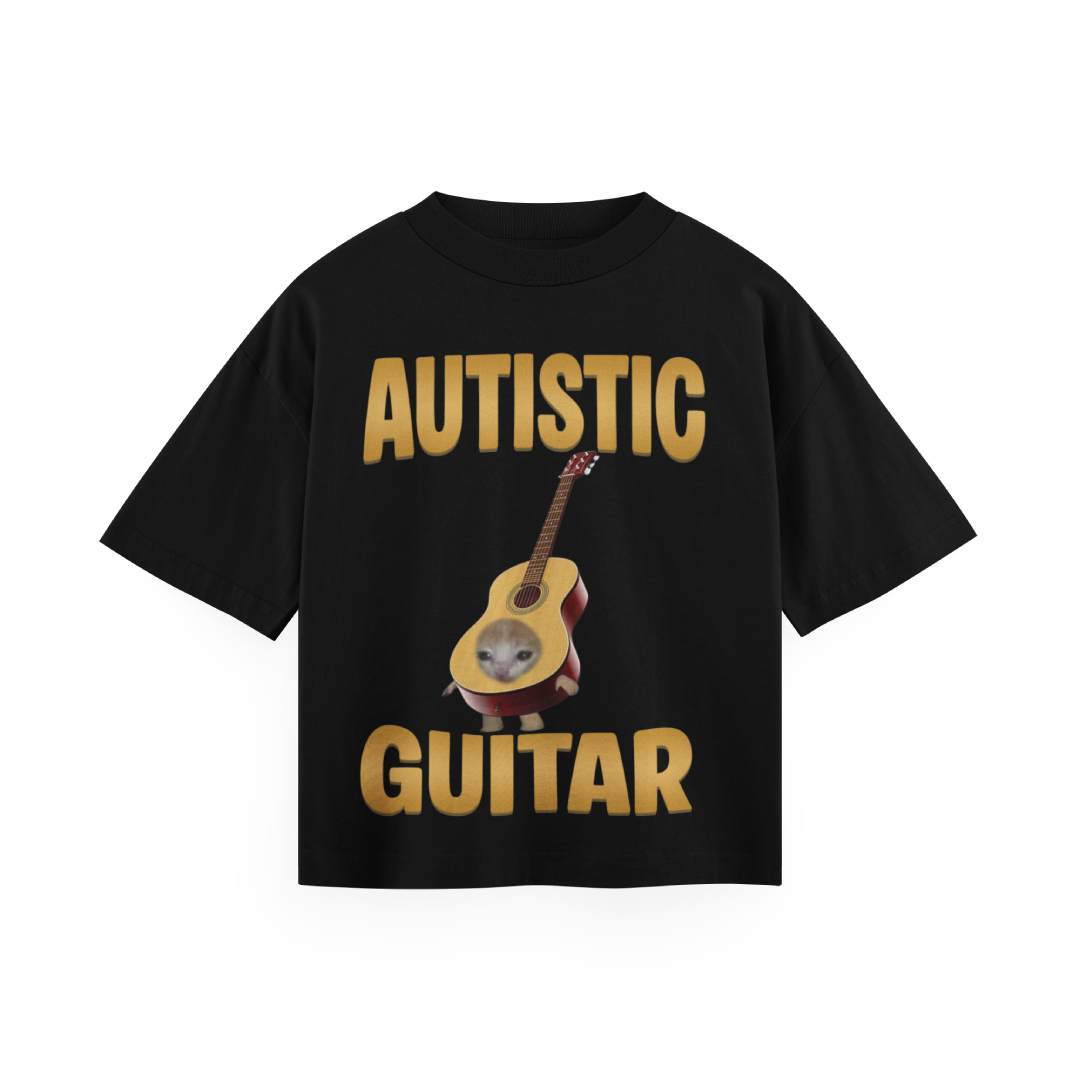 Autistic Guitar - Oversized Tee