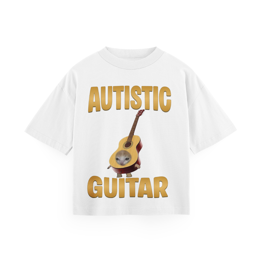 Autistic Guitar - Oversized Tee