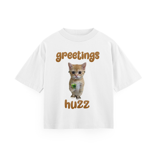 Greetings Huzz - Oversized Tee