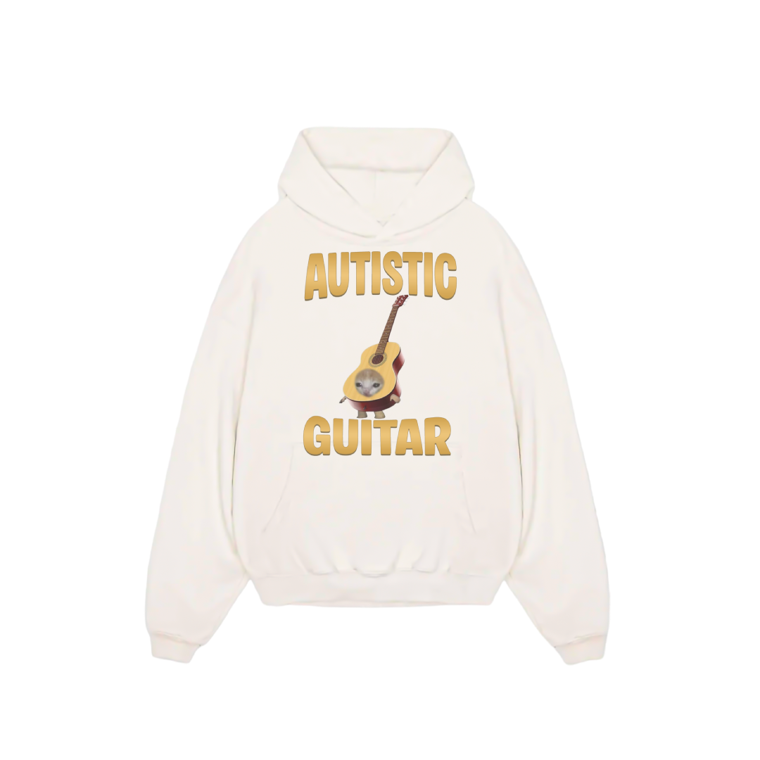 Autistic Guitar - Oversized Hoodie