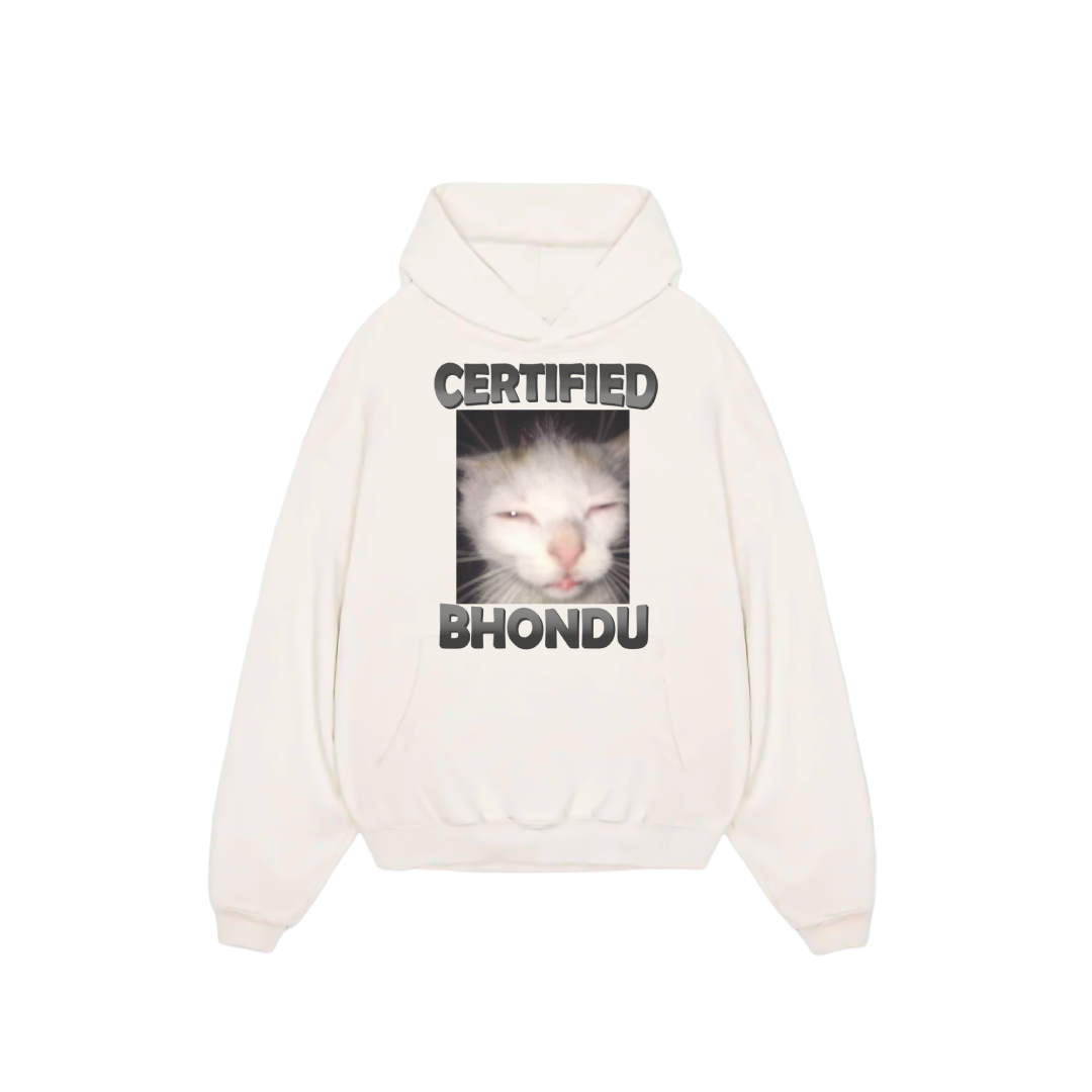 Certified Bhondu - Oversized Hoodie