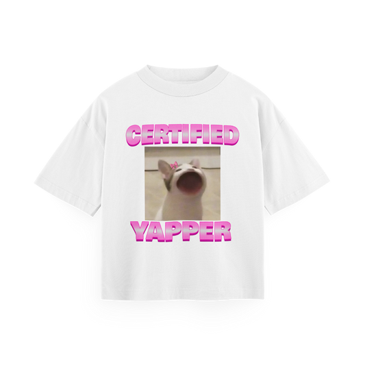 Certified Yapper - Oversized Tee