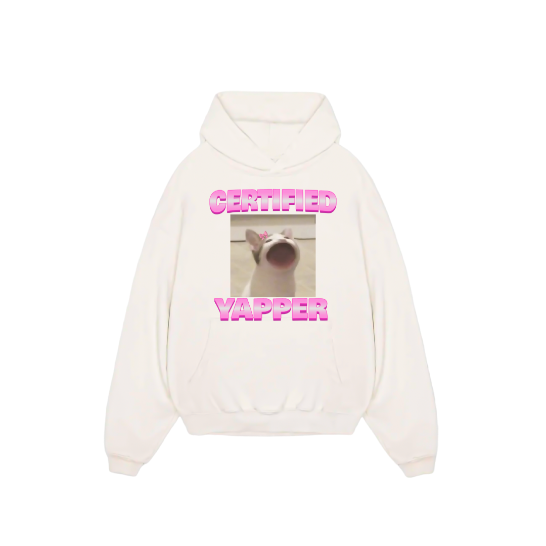 Certified Yapper - Oversized Hoodie
